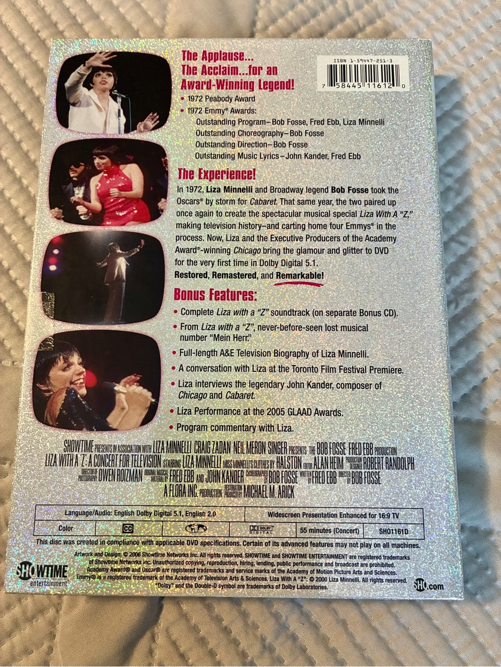 Liza With A "Z" Collector's Edition DVD Holographic Pink & Black Cover 2005 NEW - Picture 2 of 7